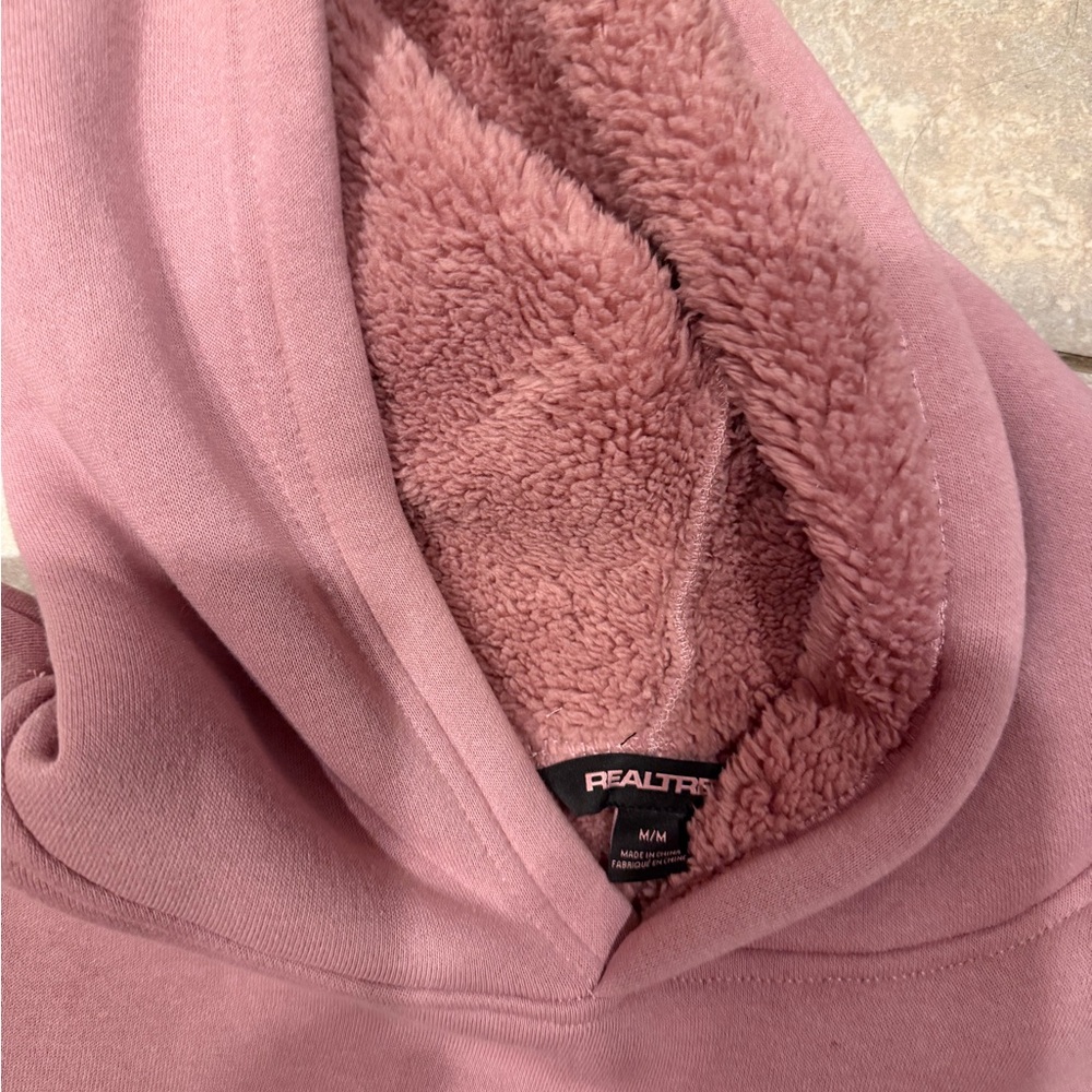 Realtree Dusty Rose Hoodie with Plush Lining
